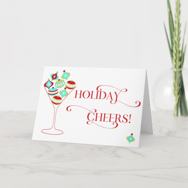 Holiday Cheers Card Karte (Vorderseite)