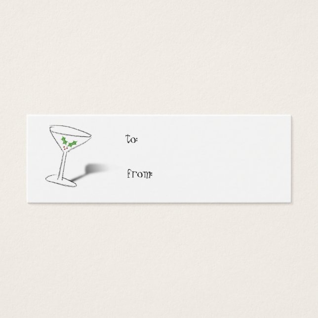 Holiday Cheers Gift Tag (Vorderseite)