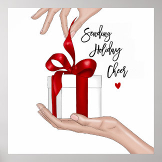 Holiday Chef Weihnachts-Poster Poster