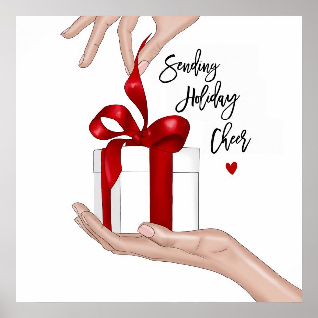 Holiday Chef Weihnachts-Poster Poster (Vorne)