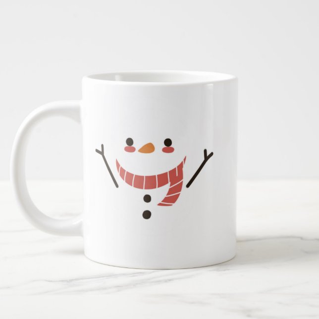 Holiday Christmas Mug – Sweet Festive Cocoa  Jumbo-Tasse (Links)