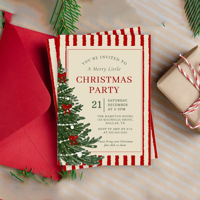 Holiday Christmas Party Invitation invitation Einladung (Von Creator hochgeladen)