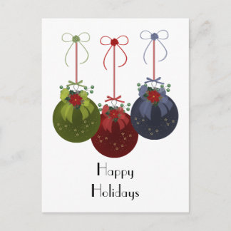 Holiday Christmas Postcard Feiertagspostkarte
