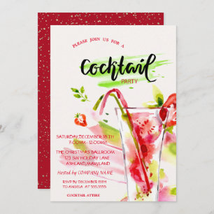 Holiday Cocktail Confetti Company Weihnachten I Einladung