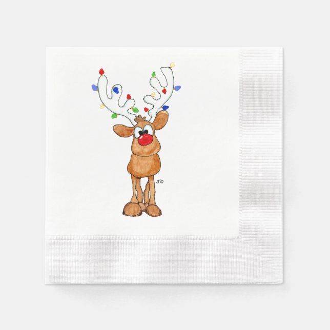 Holiday Cocktail Napkins Serviette (Vorderseite)