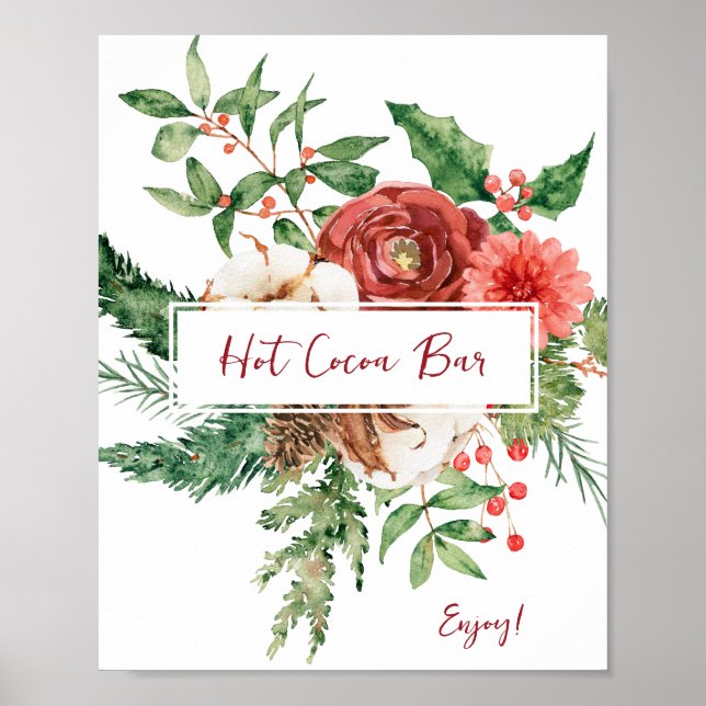 Holiday Cocoa Bar Poster (Vorne)