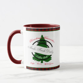 Holiday Coffee Shop signiert Tasse