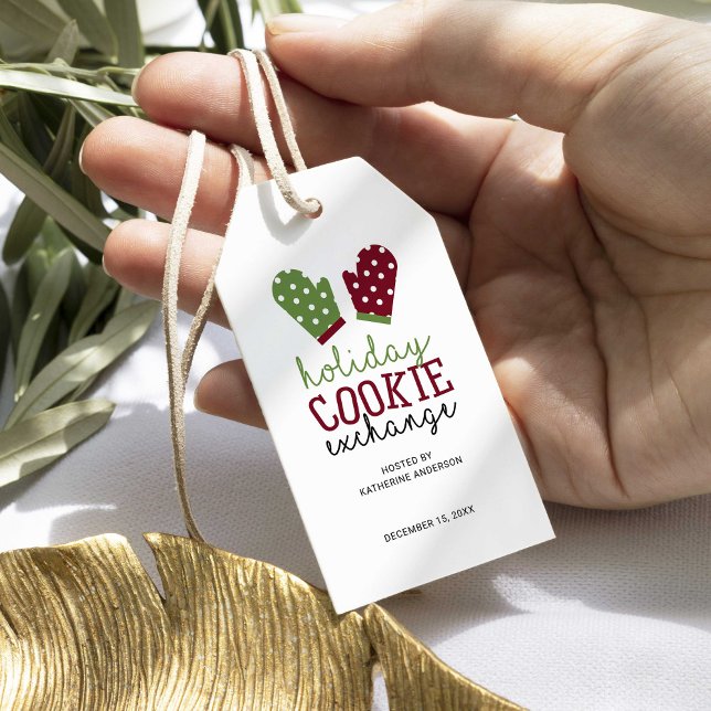 Holiday Cookie Exchange Party Weihnachtsfeiertage  Geschenkanhänger (Von Creator hochgeladen)