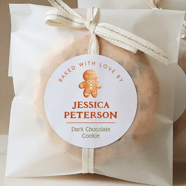 Holiday Cookie Swap Bake Brot Runder Aufkleber (Von Creator hochgeladen)