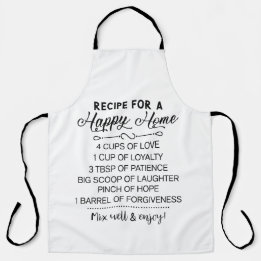 Holiday Cooking Gift | Family Kitchen Apron Schürze