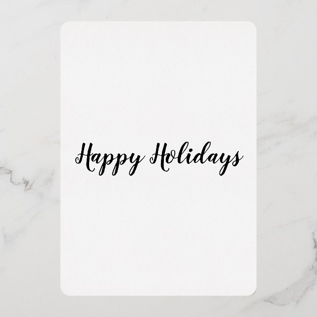 Holiday Custom Folien Feiertagskarte (Vorderseite)