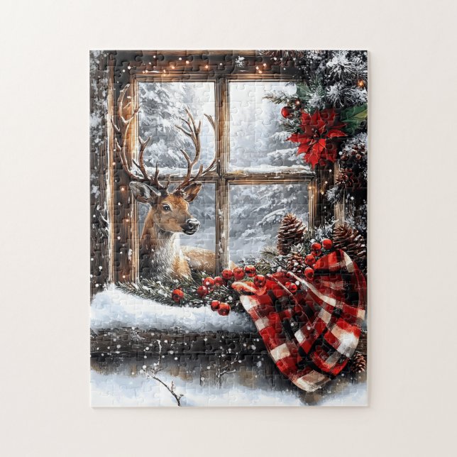Holiday Deer Game Puzzle (Vertikal)