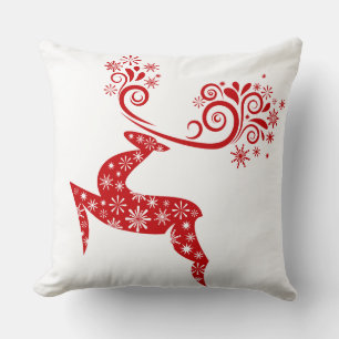 Holiday Deer Throw Kissen