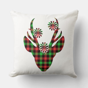 Holiday Deer Throw Kissen