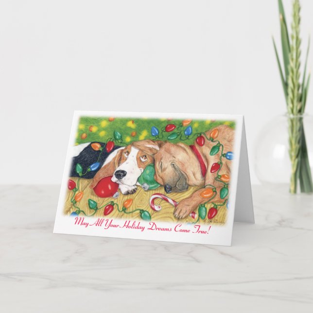 Holiday Dreamin' Feiertagskarte (Vorderseite)