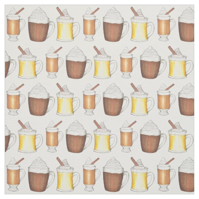 Holiday Drinks Hot Kakao Ei Nog Buttered Rum Stoff (Muster)