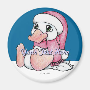 Holiday Ducky Magnet