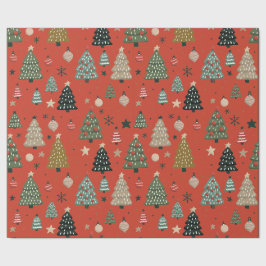 Holiday Echoes-Rote Geschenkpapier