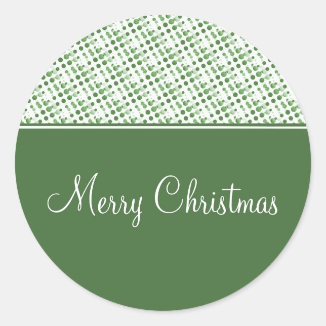Holiday Effervescence Weihnachtskleber Runder Aufkleber (Vorderseite)