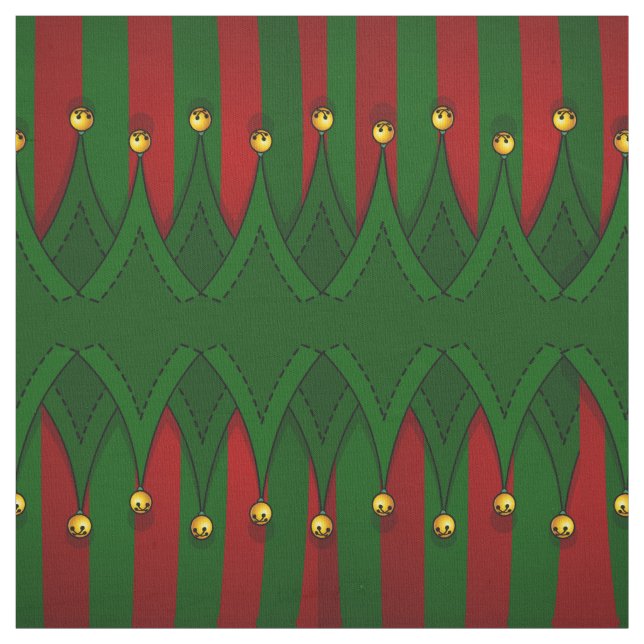Holiday Elf Fabric Weihnachtsstoffe Custom Stoff (Muster)