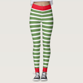 Holiday Elf Leggings | Christmas Elf Costume Pants