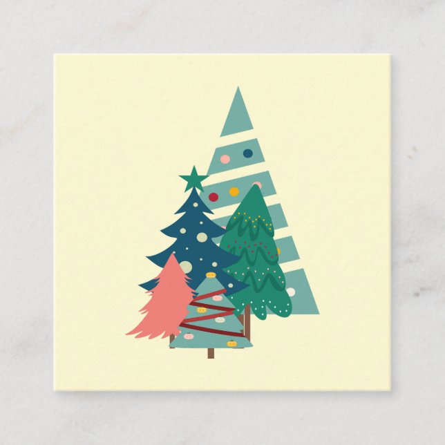 Holiday Evergreens Design Begleitkarte (Vorderseite)
