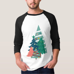 Holiday Evergreens Design T-Shirt