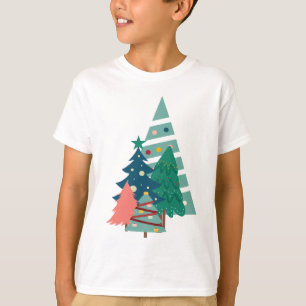Holiday Evergreens Design T-Shirt