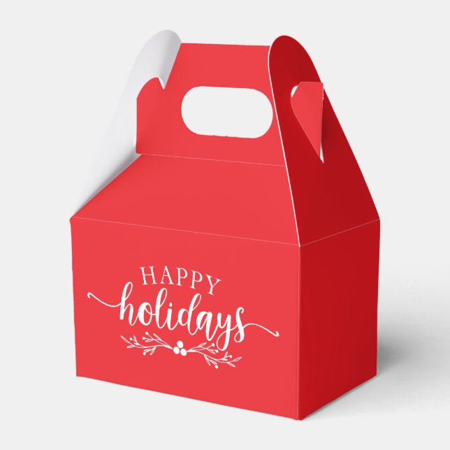 Holiday Favor Gift Box Geschenkschachtel (Vorderseite)