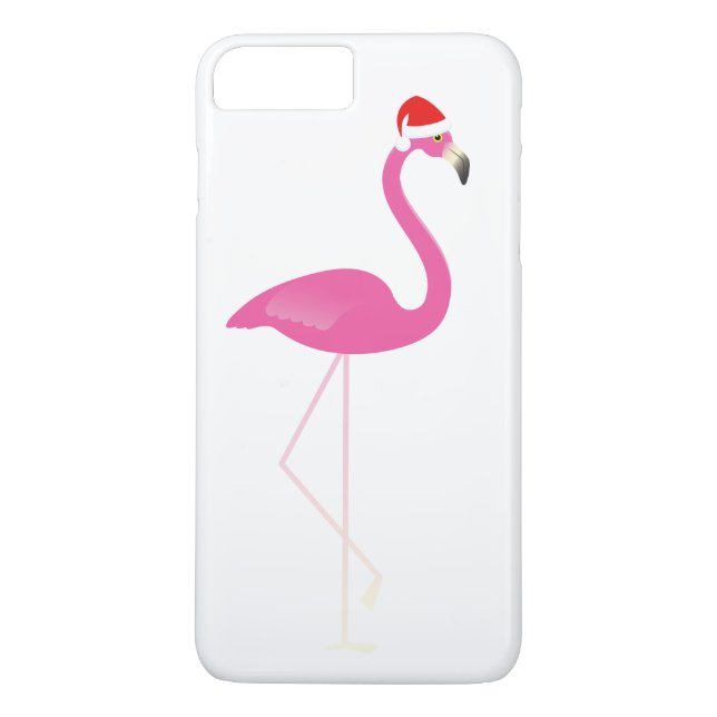 Holiday Flamingo iPhone 7 in weiß Case-Mate iPhone Hülle (Rückseite)
