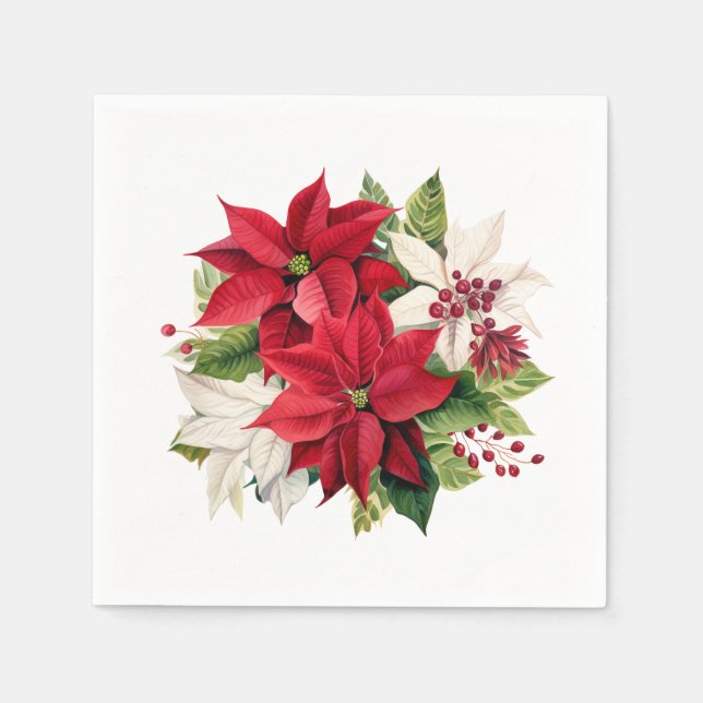 Holiday Floral Serviette (Vorderseite)