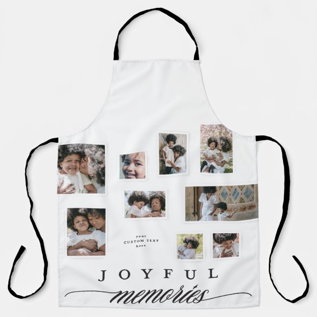 Holiday Foto Collage Moderne Weihnachten Schürze (Vorderseite)