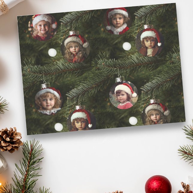 Holiday Foto Ornamente Custom Weihnachtsbaum Seidenpapier (Von Creator hochgeladen)
