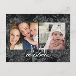 Holiday Foto Postcard dunkle Tapete Feiertagspostkarte