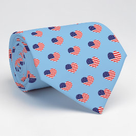 Holiday - Fourth of July American Flag Necktie Krawatte
