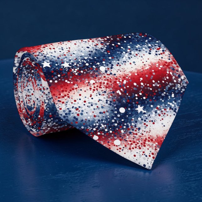 Holiday - Fourth of July Patriotic Necktie Krawatte (Von Creator hochgeladen)