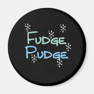 Holiday Fudge Pudge Magnet