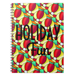 Holiday Fun fröhliche Ball Motivation Journal Notizblock