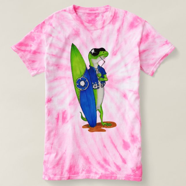 Holiday Gecko T-Shirt (Design vorne)