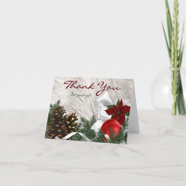 Holiday Geschenk Vielen Dank Karten (Vorderseite)