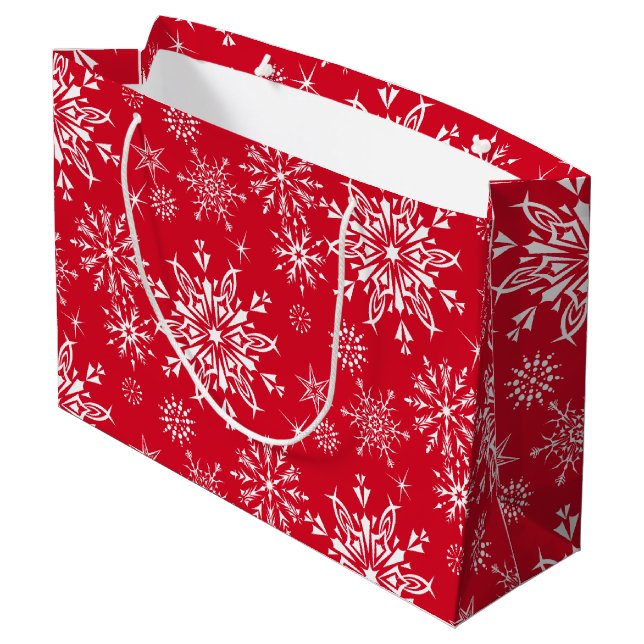 Holiday Gift Bag Große Geschenktüte (Rückseite Schrägansicht)
