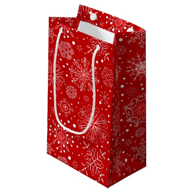 Holiday Gift Bag Kleine Geschenktüte (Vorderseite Schrägansicht)