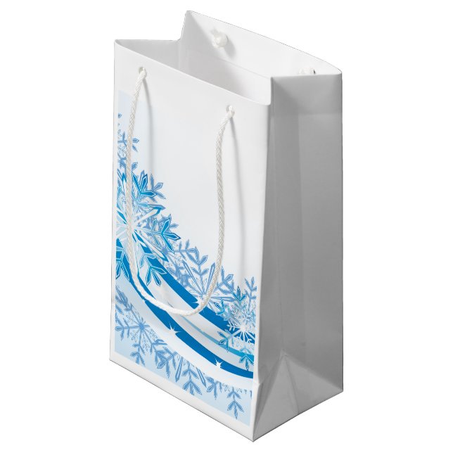 Holiday Gift Bag Kleine Geschenktüte (Vorderseite Schrägansicht)