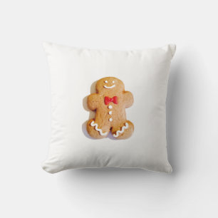 Holiday Gingerbread Man Weihnachtsdekor Kissen