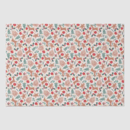 Holiday Gingerbread, Rentier & Christmas Tree Seidenpapier