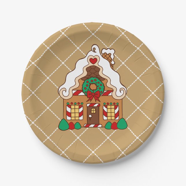 Holiday Gingerbrot House Party Paper Teller (Vorderseite)