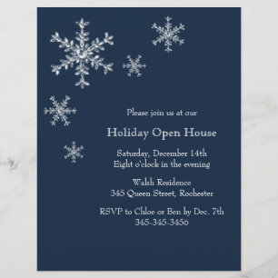 Holiday Glamour Open House Flyer Einladung
