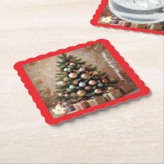 "Holiday Golden Glow" Untersetzer