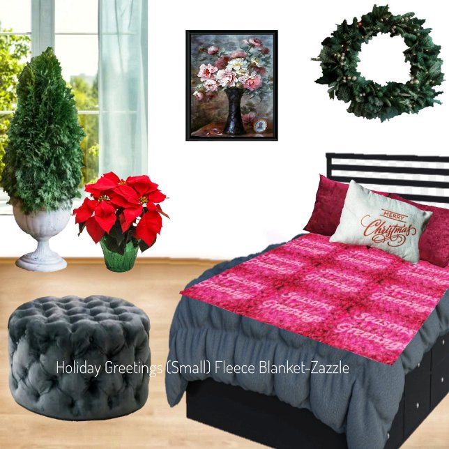 Holiday Greeting Fleecedecke (Von Creator hochgeladen)