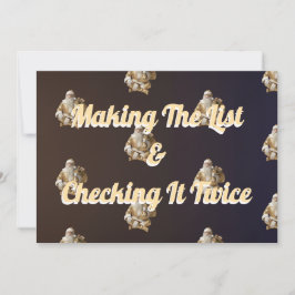 Holiday greeting for happy Feiertagskarte